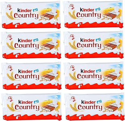 Ferrero Kinder Country chocolate 94 g - 8 -grouped offering - liquidation offer.. Your complete e-commerce solution, DIAYTAR NIGERIA offers variety and value with nationwide shipping.