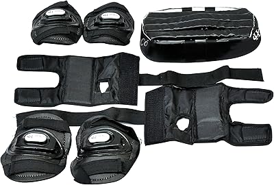 Henco pulsar skating protection set (black, packet of 7).. The smarter way to shop online in Nigeria is through DIAYTAR Nigeria.