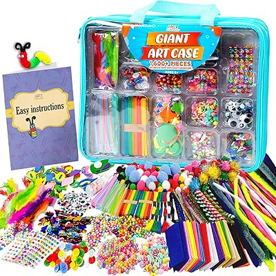 Giant art box of 1,600 supplies and crafts rooms for children.. Shop efficiently from anywhere with DIAYTAR NIGERIA's comprehensive platform and quick delivery options.