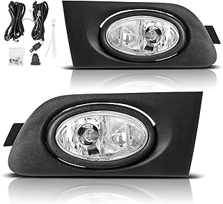 Autosiver 88 Figgers Compatible with Honda Civic 2001 2002 2003 Transparent lens 2/4DR with lighting son H11.. Shop the smart way with DIAYTAR NIGERIA's extensive selection and budget-friendly nationwide delivery.
