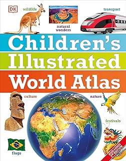 Illustrated World Atlas for Children.. DIAYTAR NIGERIA makes luxury accessible with our affordable prices and dependable delivery service.