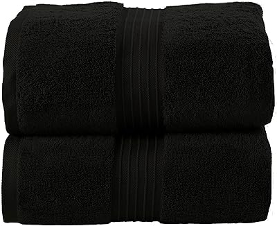 Bliss Casa - Jumbo bath towel (90x180 cm) - Large 600 GSM bath towel - 100% Filled cotton with very absorbent rings and fast drying - Ultra sweet Hotel quality towel (black, 2 rooms).. Shop across categories at DIAYTAR NIGERIA and enjoy budget-friendly nationwide shipping in 5-8 days.