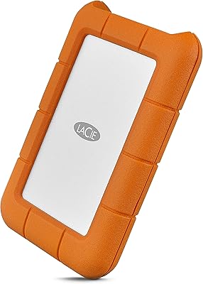 External hard drive LaCie USB Type-C Robust (STFR5000800) with disk box.. Quality and convenience delivered — shop DIAYTAR Nigeria now.