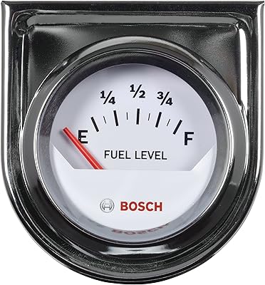 2 -inch Bosch Styleline electric fuel gauge (white side and chrome garnish) SP0F00048.. DIAYTAR NIGERIA combines extensive product options with budget-friendly prices, delivered in 5-8 days.