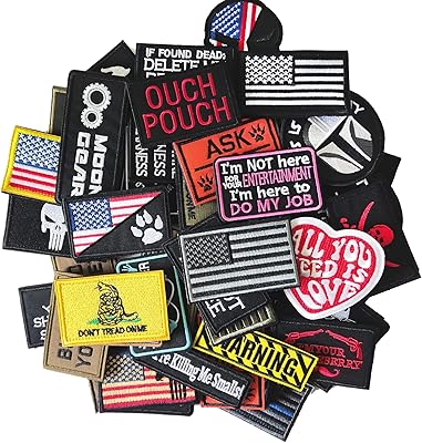 Set of 20 patches of tactical moral harsz random, complete embroidery hoop and hook for hats, bags, backpacks, vests, uniforms, tactical equipment and more.. Discover why DIAYTAR NIGERIA is the smart shopper's choice for affordable products delivered nationwide.