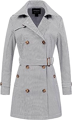 Double buttoning waterproof for women, long coat with removable belt and hood.. DIAYTAR NIGERIA redefines convenience with our vast product selection and swift nationwide delivery.