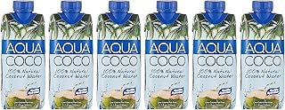 Aqua coco coconut water 100% natural, 330 ml, set of 6, white.. DIAYTAR NIGERIA: Empowering Nigerians with access to affordable products and reliable 5-8 day delivery.