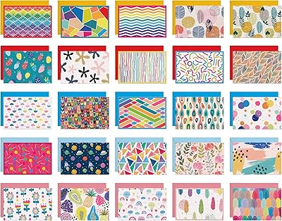 Desi Various virgin greeting cards with colored envelopes and golden pads, 4 x 6 inches, 50 virgin cards.. DIAYTAR NIGERIA brings affordable products to every doorstep with our reliable 5-8 day shipping.