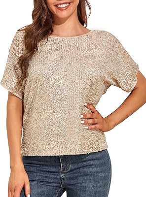 Bright sequins blouse for women with bat handles for the party.. DIAYTAR NIGERIA: Where shopping is easy, prices are low, and delivery is just days away.