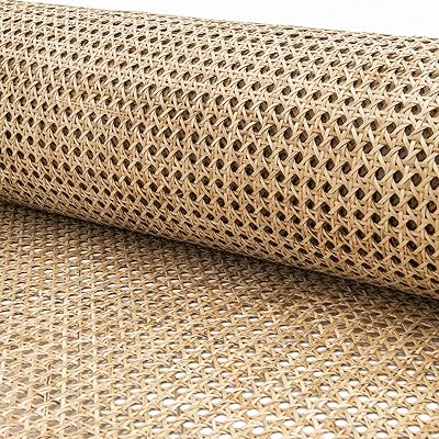 Ribbon woven in a 24 -inch large natural rattan for cannia projects | Pre -wiped opened mesh rod - cane fabric leaf - natural rattan cane fabric roller (1 foot).. DIAYTAR NIGERIA: Where affordability meets reliability with thousands of products delivered promptly.