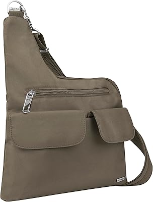Travelon classic anti -theft strap bag, two pockets, one size.. Your shopping aspirations fulfilled at DIAYTAR NIGERIA with competitive prices and reliable delivery.