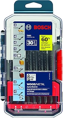 Multi-purpose cutting blades for wood and metal with T30C T30C rod, 30 pieces, matching, set of sautical saw blades for cutting wood and metal.. DIAYTAR NIGERIA delivers value, variety, and convenience with our nationwide 5-8 day shipping.