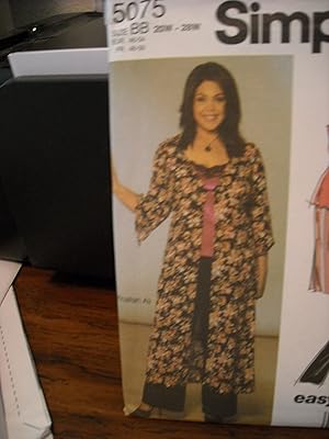 Simplicty 5075 Khaliah Ali collection - camisole, pants, feather/vest for women.. Explore fashion, tech, home goods, and more on DIAYTAR Nigeria — always affordable, always fast.