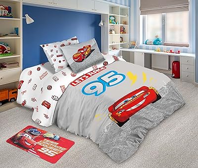 Disney 3 -room Disney bed set with duvet, sheet and 2 children's pillowcases, discoloration and super soft resistant, super soft, multicolored, trha10460b product.. Shop with intention at DIAYTAR NIGERIA, offering thousands of products delivered nationwide in days.