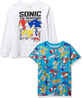 Set of T-shirts with long sleeve 2 rooms Sega Hedgehog Set of Sonic, Tail and Knuckles T-shirts for Boys Sizes 4-20.. Experience hassle-free shopping with DIAYTAR NIGERIA's user-friendly platform and prompt delivery service.