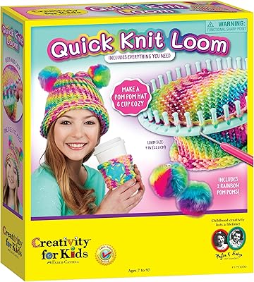 Kids to knitting business kit for children - Children's knitting kit, make your own pompom and accessories hat, knitting business for children.. DIAYTAR Nigeria brings you closer to everything you need — fast delivery, low costs, and variety.