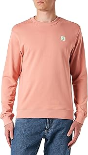 Sweatshirt with classic Logo Seasonal Essentials for men's badge.. DIAYTAR NIGERIA transforms dreams into deliveries with our affordable prices and 5-8 day shipping.