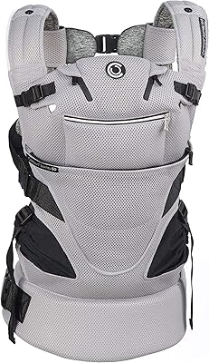Convertible baby carrier 5 positions DAYERY GO contours for newborns and toddlers (8 to 45 lb)-GRIS DAYDREAM.. Transform your shopping experience with DIAYTAR NIGERIA's vast product selection delivered at unbeatable prices.