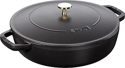 Gril Stop in black cast iron with lid, size 28 cm, 126-128-25.. DIAYTAR NIGERIA: Where quality products become affordable with our nationwide shipping service.