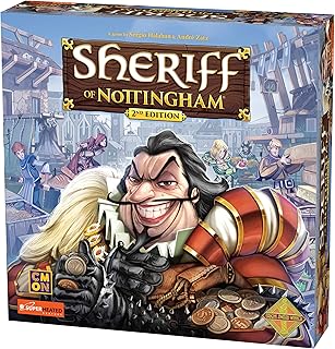 Sheriff of Nottingham game - Second edition | 3-6 players, official English, Arabic and French version for the 14 years and over, original set made in China.. DIAYTAR NIGERIA: Making online shopping accessible with affordable prices and nationwide delivery service.
