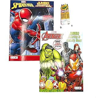 Disney Coloring and Disney Avengers and Spider -Man activities - 4 pencils - Jumbo 64 pages.. The smarter way to shop online in Nigeria is through DIAYTAR Nigeria.