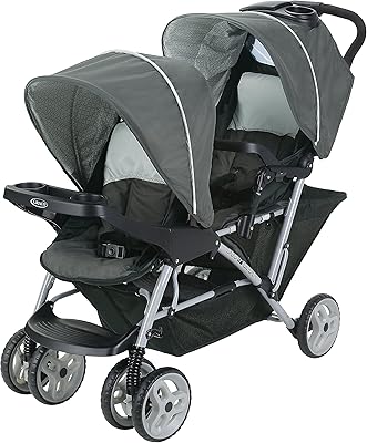 Graco double stroller | Light double stroller with tandem seat, glacier.. Thousands of choices. Zero hassle. All thanks to DIAYTAR Nigeria.