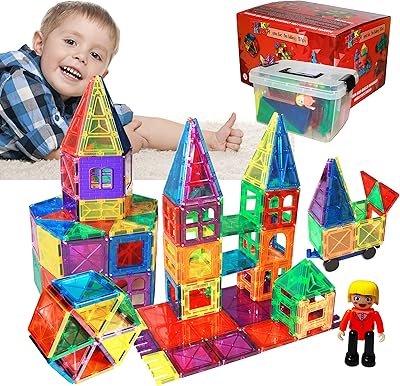 Set of magnetic construction blocks of 78 pieces, preschool educational construction kit, toys for toddlers for brain activity, creativity, imagination, fun learning, construction and shaping.. DIAYTAR NIGERIA promises affordability and variety with every purchase, delivered in 5-8 days.