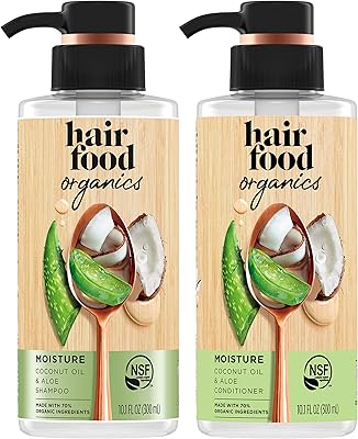 Shampoo and conditioner box without hairfood sulfate with coconut oil and aloe vera, 10.1 fl oz each.. Shop smart and save with DIAYTAR NIGERIA's extensive product range and 5-8 day delivery guarantee.