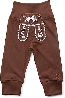 Children's pants Schoenberger Trachten Couture Bavaria Lederhosen Design - Cotton jogging pants for toddlers.. Shop the smart way with DIAYTAR Nigeria — fast delivery, affordable everything.