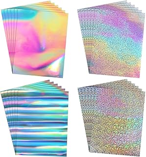 60 sheets of holographic cardboard paper with metal glitter colors mixed.. Big selection, small prices — shop now on DIAYTAR Nigeria.