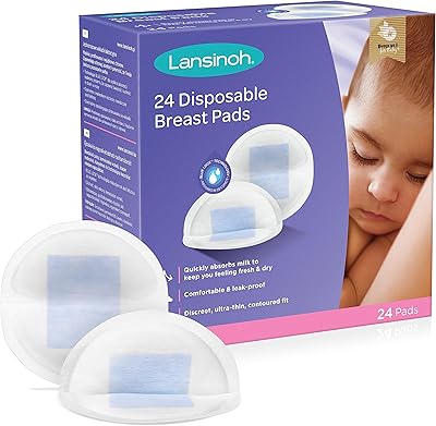 Lansinoh disposable breastfeeding pads, package of 24.. DIAYTAR Nigeria: Great value, fast delivery, and endless options.
