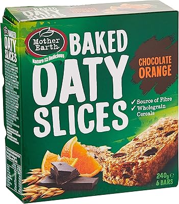 Mother Earth oat bars stuffed with chocolate chips and oranges - 240 g.. Your shopping journey simplified with DIAYTAR NIGERIA's vast selection and budget-friendly shipping.