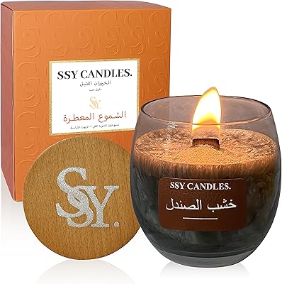 Candle scented with luxury aromatherapy sandalwood with perfume, natural scented soy wax with crystal, long -term candle for home, birthday gift for men and women.. DIAYTAR NIGERIA: Where shopping meets satisfaction with affordable prices and delivery within 8 days.