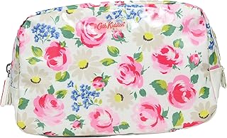 Cosmetic case in waxed canvas with Daices & Roses Cath Kidston London, Blue Gray, Medium, Blue Gray, M.. DIAYTAR NIGERIA: Where quality meets affordability, with thousands of products delivered in less than 8 days.