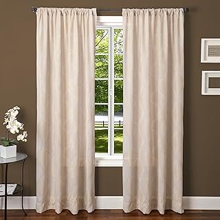 SoftLine Home Fashions Marlsndrp-96 Panneau De Rideau Simple Mellow, sandy, sandy.. DIAYTAR NIGERIA delivers on every promise with our affordable prices and nationwide delivery service.