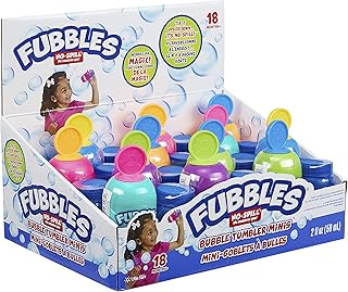 Package of 12 mini cups fables bubbles | Bubble toy for infants and toddlers | Includes a 2 oz bubble solution and a baguette for each bottle (matching colors), 98008.. DIAYTAR NIGERIA: Your partner in affordable shopping with nationwide delivery in just 5-8 days.