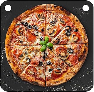 Steel pizza plate for oven and grill Primica - 14.5 "x 14.5" x 1.4 "durable steel high performance, cooking stone for ordinary oven, stone oven or barbecue, cook the perfect crust at home.. DIAYTAR NIGERIA delivers what you want at prices you'll love, all within 5-8 days nationwide.