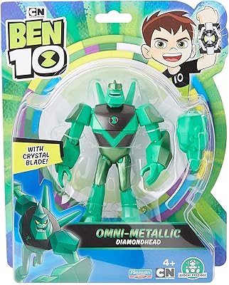 Plastic figurine Ben 10 Ben61000 with metal pattern - Diamond head.. Shop efficiently with DIAYTAR NIGERIA, offering thousands of products at unbeatable prices delivered promptly.