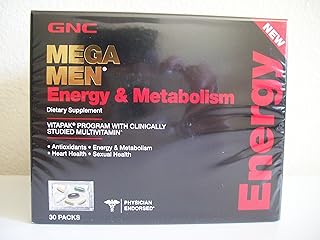30 bundles of energy and metabolism for men GNC Mega - New formula.. DIAYTAR NIGERIA makes every shopping desire a reality with affordable prices and delivery in 5-8 days.