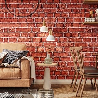 Danodoi Red Brick Wallpaper Taking off and paste 177.. DIAYTAR NIGERIA makes quality accessible with our diverse product range and dependable delivery service.