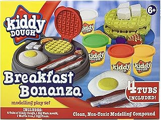 Online Street Kiddy Dough Breakfast Bonanza Modeling and sculpture box with non -toxic compound | DIY children's set with 6 tubes.. DIAYTAR NIGERIA delivers what you want at prices you'll love, all within 5-8 days nationwide.