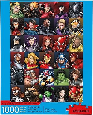 Puzzle Aquarius Marvel Super Heroes (Puzzle 1000 Pieces) - Collection products and objects under official Marvel license - Without reflections - Precise size - 20 x 28 inches.. Explore fashion, tech, home goods, and more on DIAYTAR Nigeria — always affordable, always fast.