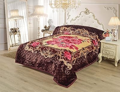 Stargel SG -BL2034 Double Double Double Double Layer Raschel Coupery, Dark Brown - 200 x 240 cm.. Enjoy the simplicity of shopping with DIAYTAR NIGERIA, offering vast choices delivered in just 5-8 days.