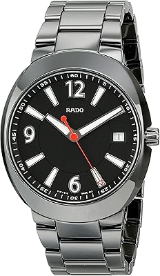 Black Rado Watch with Swiss Quartz with analog display R15517152 D-Star for Men.. No delays, no drama — just fast, affordable shopping with DIAYTAR Nigeria.