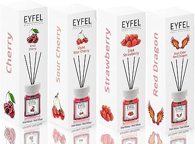 Evil Red 4 -piece Diffuser Box - Cherry, Cherry, Strawberry and Red Dragon 120 ml.. DIAYTAR NIGERIA: Your partner in affordable e-commerce with dependable delivery across Nigeria.