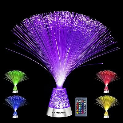 Playlearn fiber lamp crystal base color change with remote control.. DIAYTAR NIGERIA: Where every search leads to affordable products delivered promptly across Nigeria.