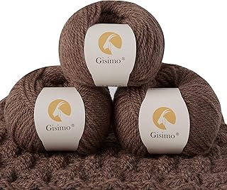 Jimimo wire 100 % merino wool, 3 soft luxury thicknesses to knit and crochet by hand (Moka, 3 balls).. Great deals and fast delivery — the DIAYTAR Nigeria guarantee.