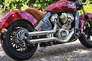 Korea Keen Motorcycle Performance Accessory 624: Crusher Maverick 2.5 "Silenting Silenting without attachment for Indian Scout 2015-19, Chrome, 1 pair.. Affordable online shopping is just a click away with DIAYTAR Nigeria.