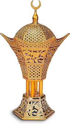 Incense burner with charcoal in the morning incense - incense burner in 10.5 -inch oud incense oud incense - for incense and luxurious waterproof cones (gold).. Looking for trendy fashion, home essentials, or electronics? DIAYTAR Nigeria has it all and delivers within days, not weeks.