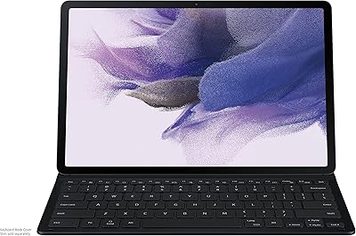 Fine Samsung Electronics keyboard cover for tab s7 fe and s7 plus lite - black (ef -dt730ubuj), black.. DIAYTAR Nigeria: Shopping that fits your budget and your schedule.